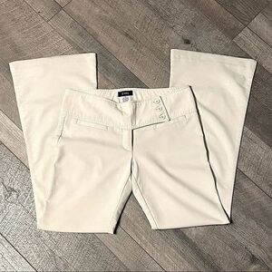 Vintage Zinc Cream Flare Pants. Size 7.